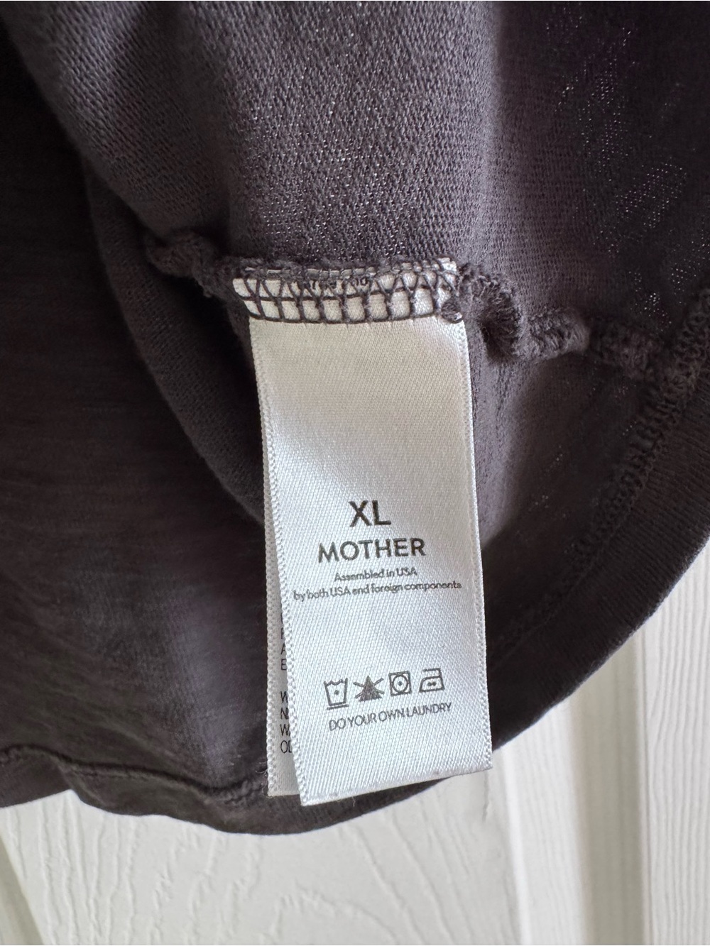 MOTHER brand Graphic Tee in Charcoal with Multicolor Print XL - Picture 5 of 5